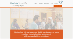 Desktop Screenshot of mediateyourlife.com